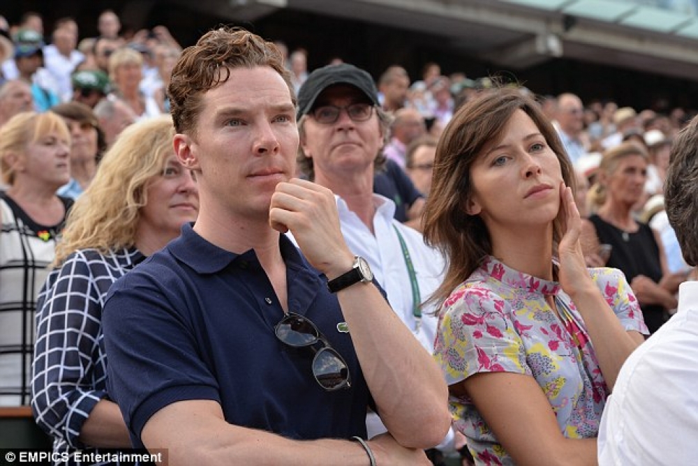 Benedict Cumberbatch flimkien mal-għarusa tiegħu