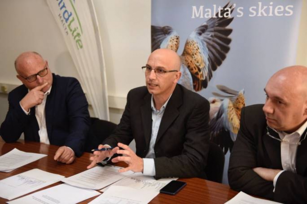 Il-konferenza tal-aħbarijiet tal-Birdlife...fiha indikata l-possibilità ta' referendum ieħor fuq il-kaċċa