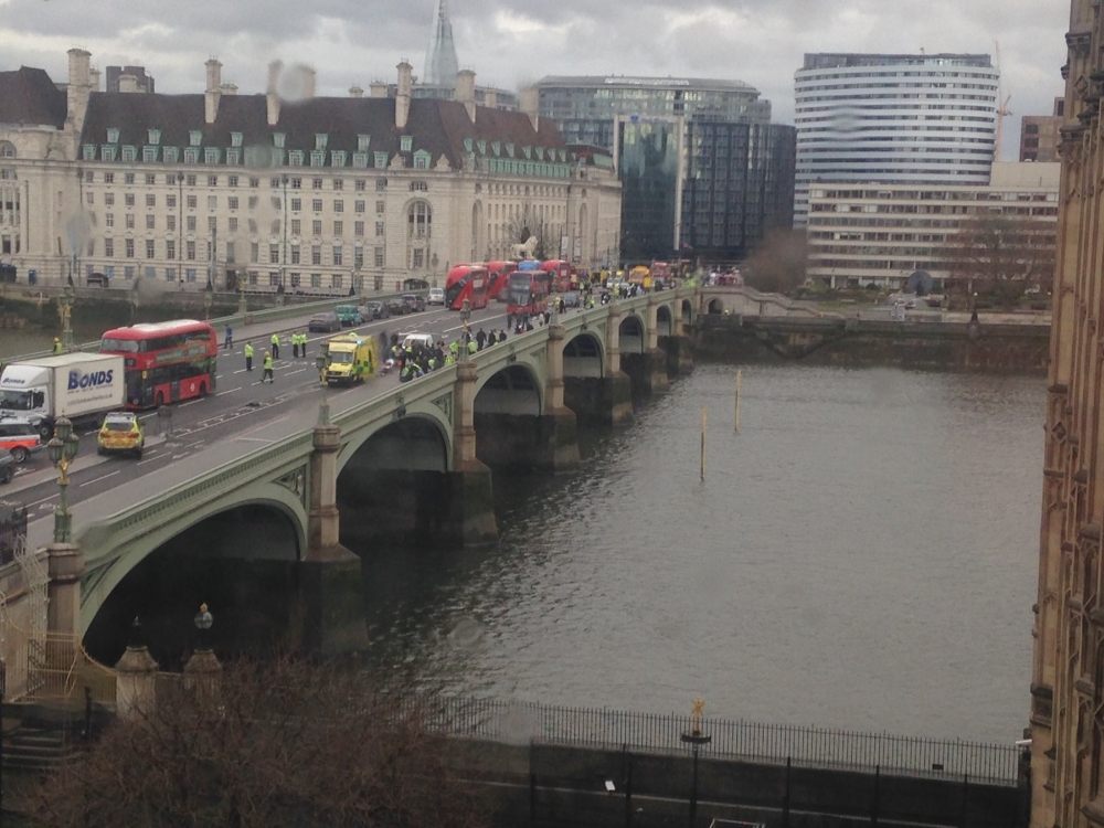 Is-sitwazzjoni fuq il-pont ta' Westminster