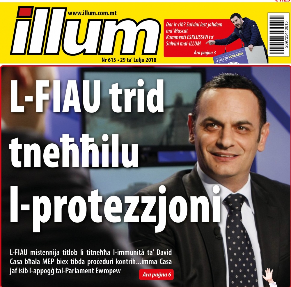 Il-faċċata tal-gazzetta ILLUM