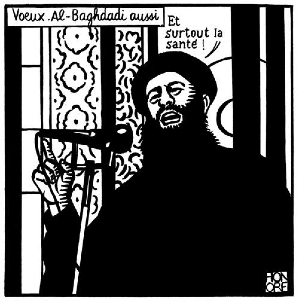 Il-cartoon li tweetjat Charlie Hebdo siegħa ilu