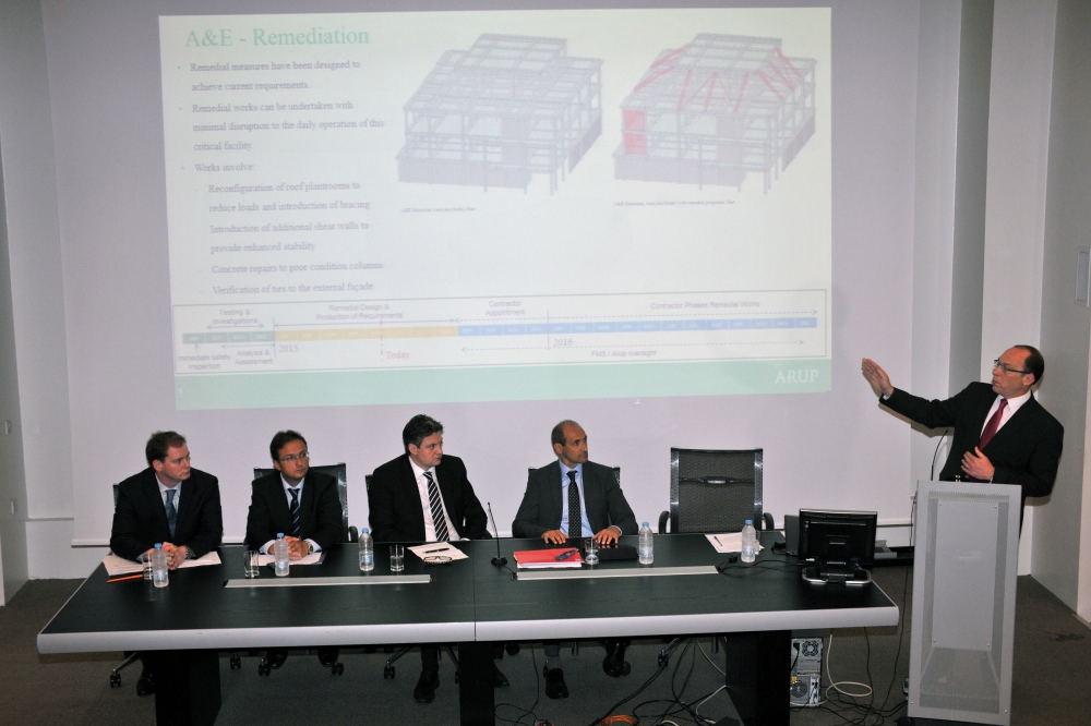 Andrew Harrison jippreżenta r-rapport tal-ARUP