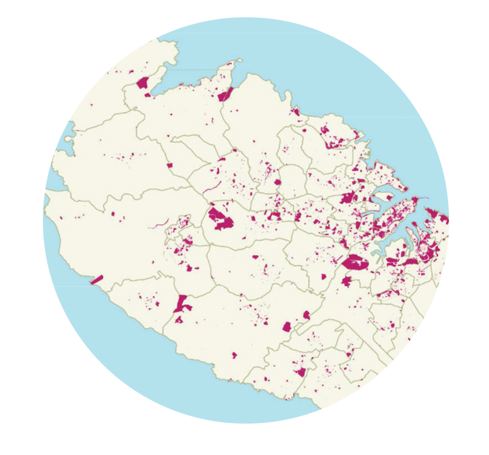 L-4,322 post ta’ trażmissjoni kulturali fuq il-mappa inklużi diġà fis-sit interattiv