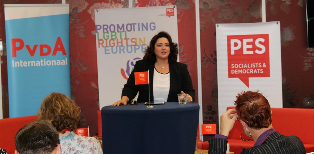 Il-Ministru Helena Dalli tindirizza konferenza dwar il-promozzjoni tad-drittijiet LGBTI fl-Ewropa