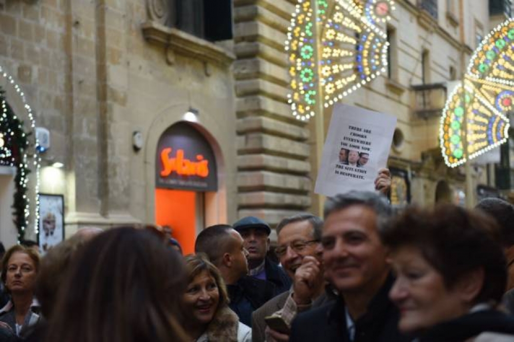 L-eks Kap tal-PN Simon Busuttil fost dawk preżenti | Ritratt James Bianchi