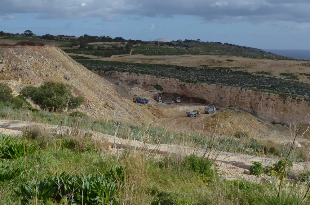 Il-barriera fis-Siġġiewi | Ritratt Karl Azzopardi