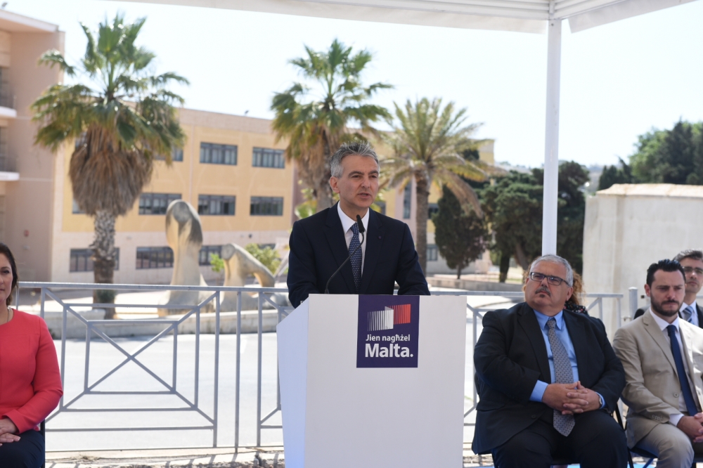 Simon Busuttil jindirizza konferenza tal-aħbarijiet dwar proposti tal-edukazzjoni | ritratt: Chris Mangion