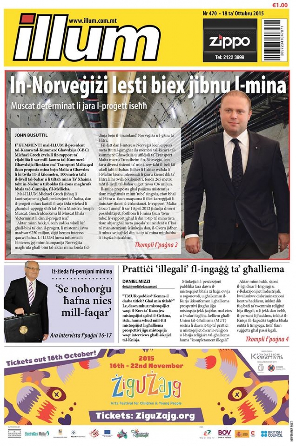 L-ILLUM kienet żvelat il-pjani tal-Gvern dwar il-mina...Busuttil jgħid li l-Gvern ħela tliet snin