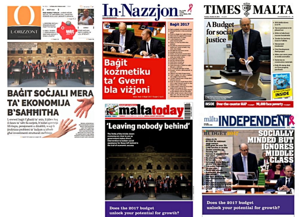 X'jgħidu l-faċċati tal-gazzetti Maltin l-għada tal-Baġit
