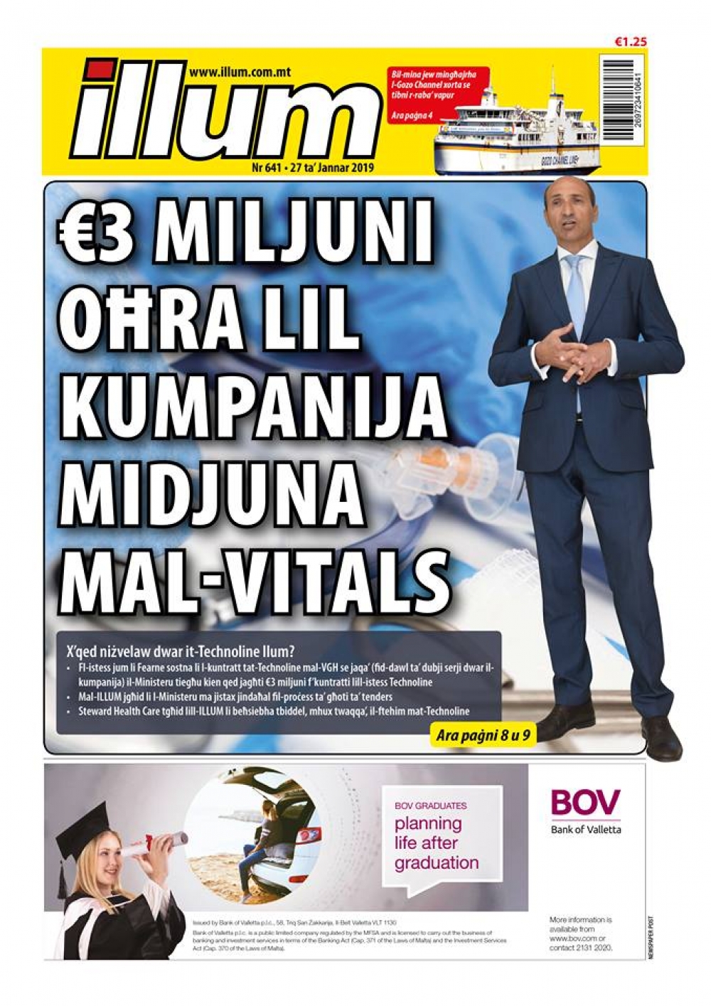 Il-faċċata tal-gazzetta ILLUM