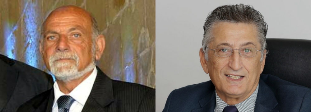 Joseph Cutajar – Sindku ta’ Birżebbuġa (xellug) u George Farrugia - President tal-Kumitat tal-‘Birżebbuġa Aquatic Sports Club’