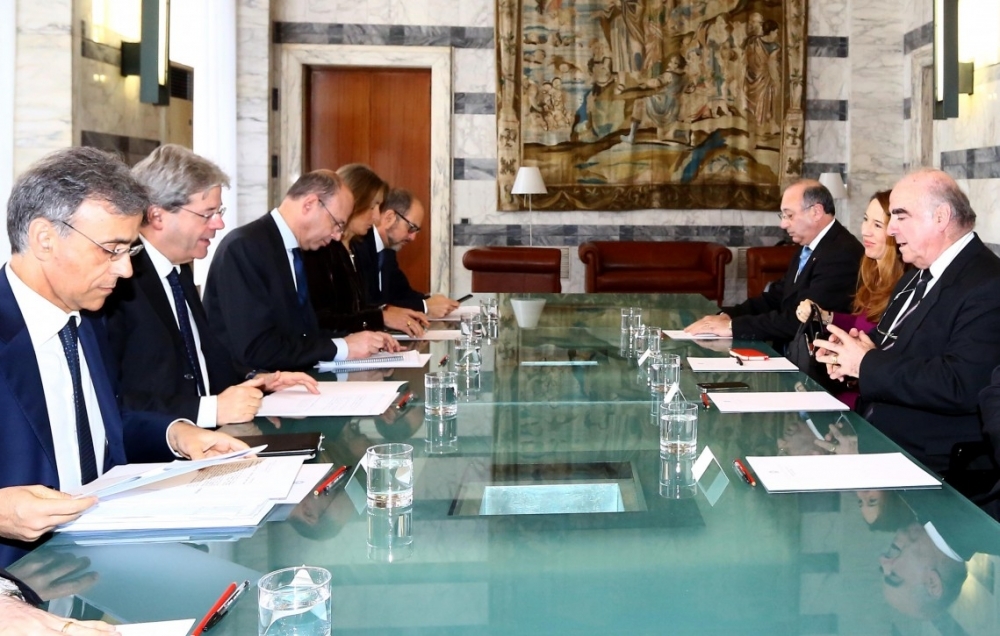 Il-Ministri waqt il-laqgħa