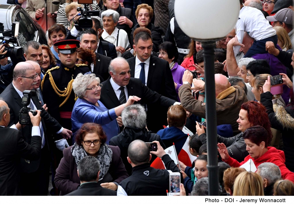Il-President George Vella, fiż-Żejtun ftit qabel ma nħatar President