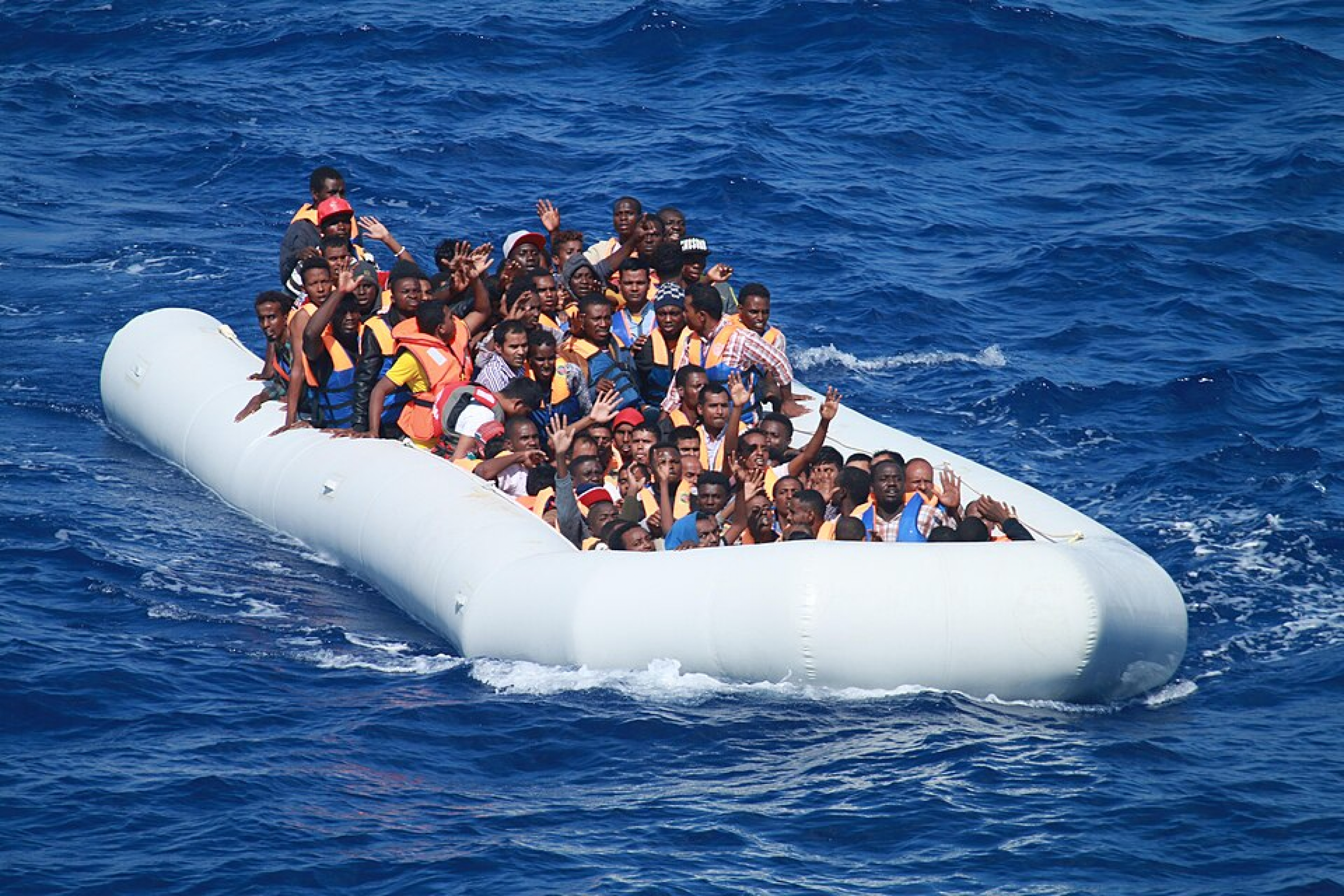Immigranti Afrikani f'tentattiv sabiex jaqsmu lejn l-Ewropea (Ritratt: Wikimedia Commons).