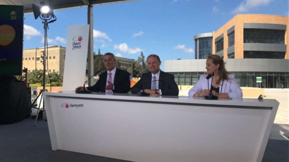 Il-PM Joseph Muscat fl-MCAST | Ritratt james Bianchi