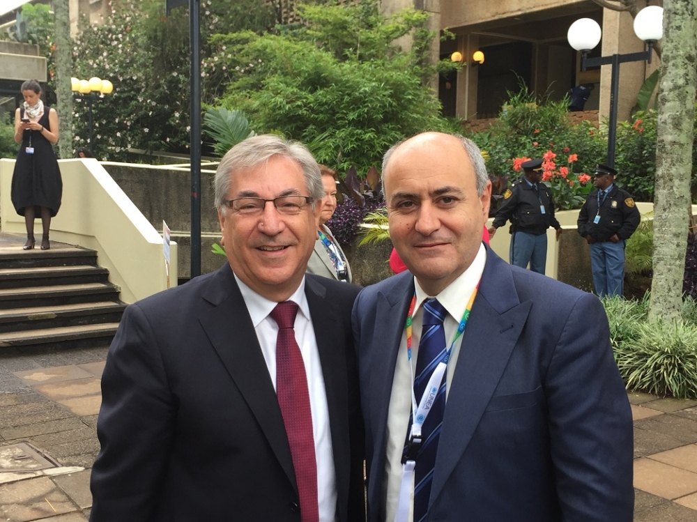 Il-Ministru Jose Herrera mal-Kummissarju Malti Karmenu Vella 