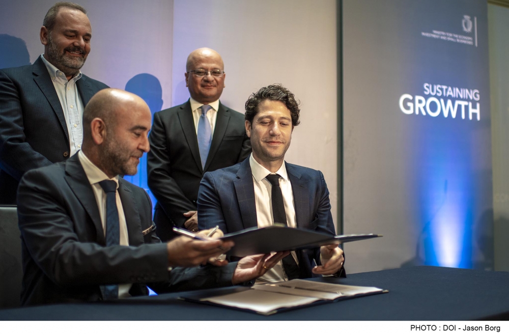 Waqt il-konferenza li fiha tħabbar l-investiment