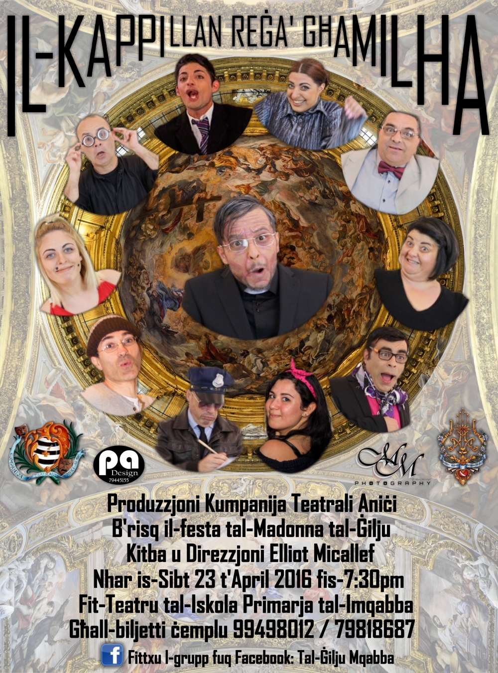 Poster tad-dramm 'il-Kapillan reġa għamilha'