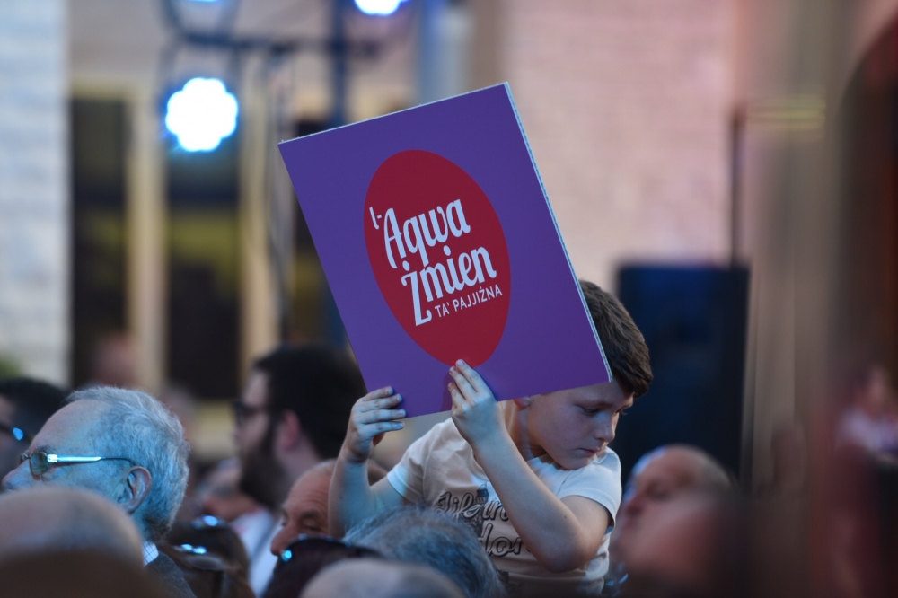 'L-aqwa żmien għal pajjiżna' l-islogan tal-Partit Laburista għall-elezzjoni | Ritratt James Bianchi