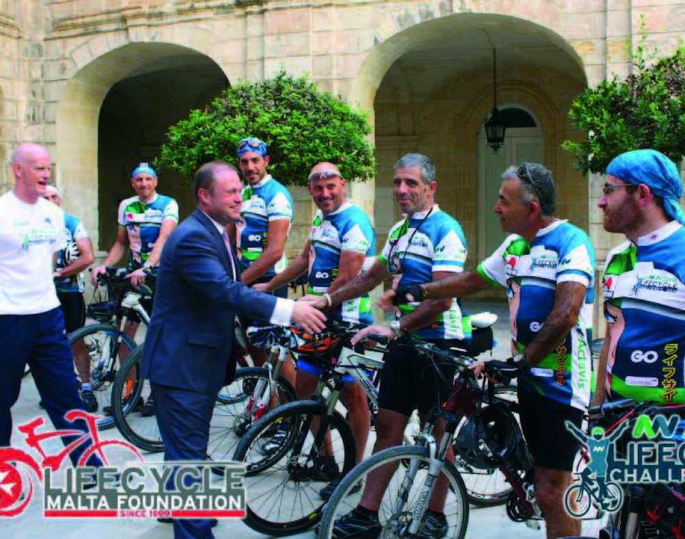 Uħud mill-parteċipanti jiltaqgħu mal-Prim Ministru Joseph Muscat