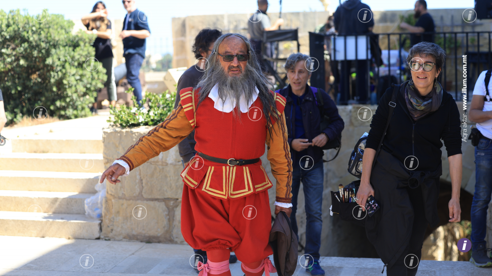 Manuel Cachia, attur lokali rinomat, waqt il-ġbid tal-film qasir 'Once upon a time in Malta'. (Ritratt mogħti lill-ILLUM minn sors qarib tal-Kummissjoni tal-Films.)