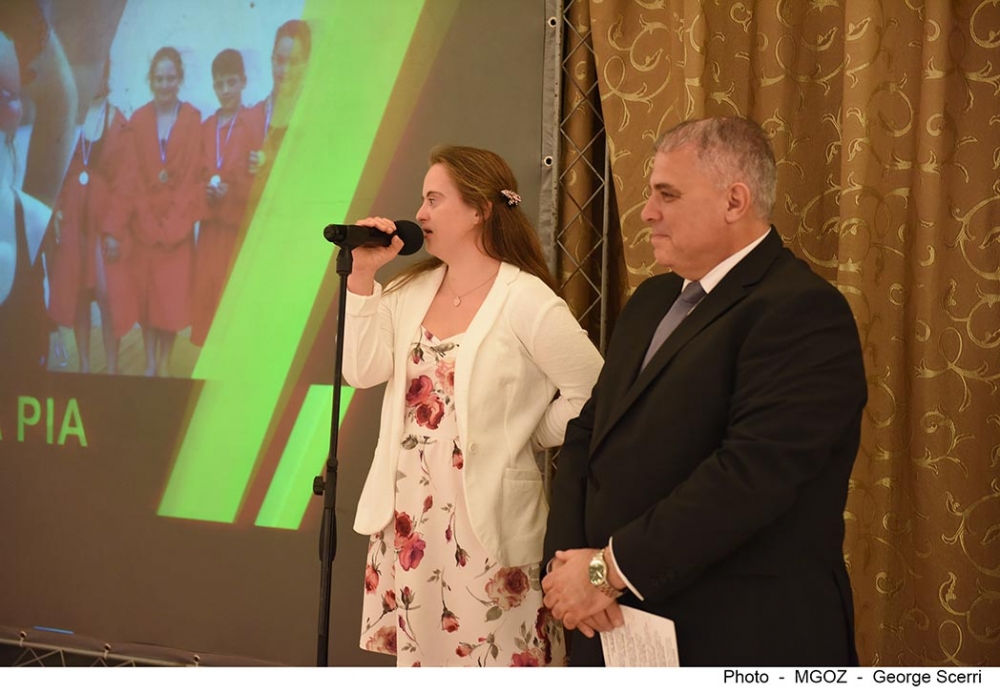 Maria Pia Saliba tirringrazzja lil ġenituri tagħha u lil coach