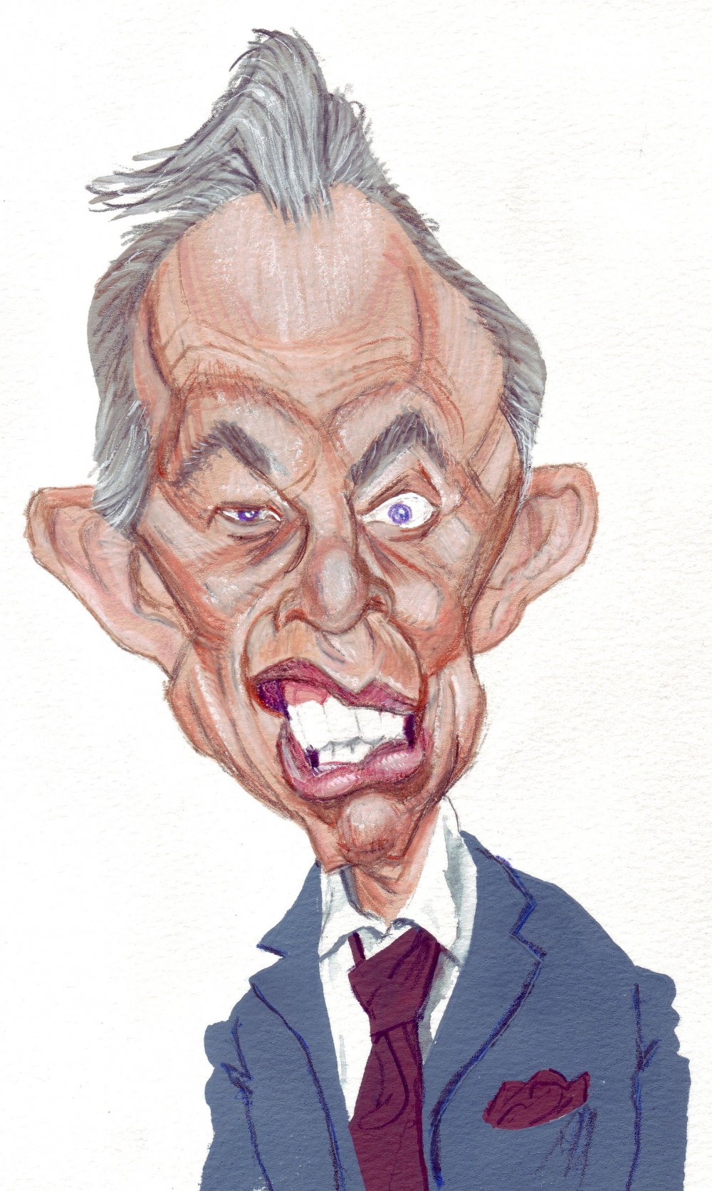 Tony Blair, Prim Ministru qarrieq, imqabbad mad-dublett tal-Amerika
