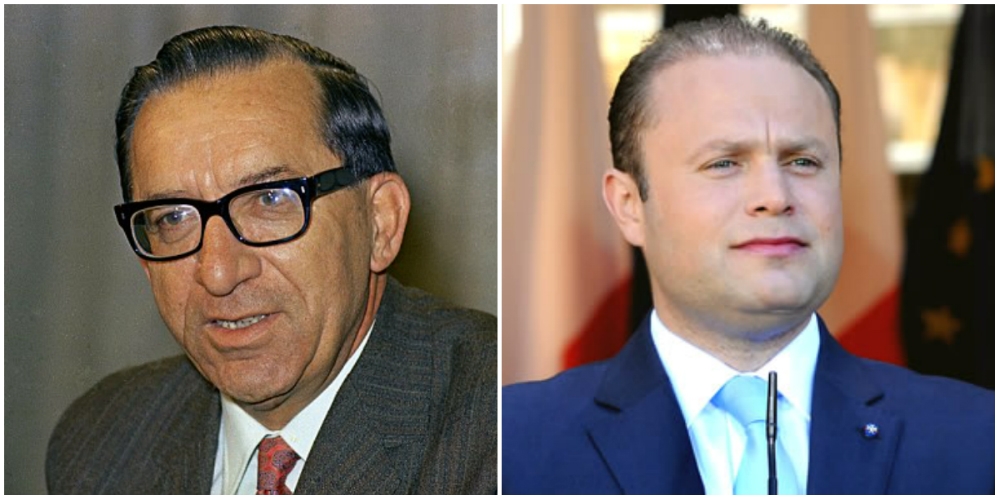 Dom Mintoff u Joseph Muscat