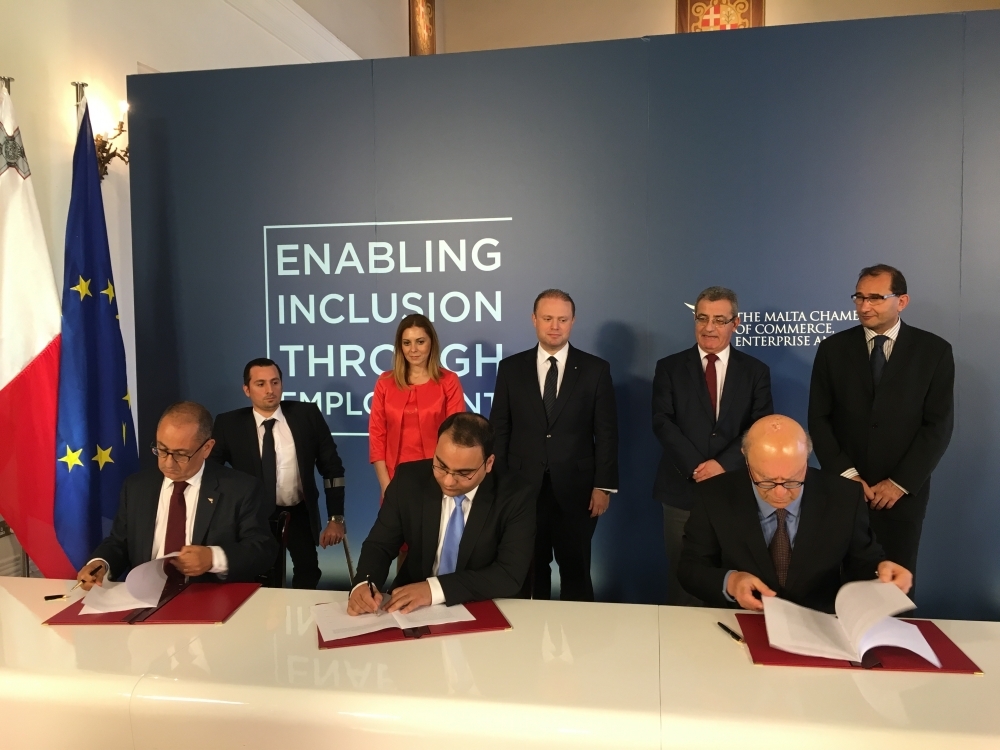 Iffirmat Memroandum of Understanding għal aktar inklużjoni ta' persuni b'diżabilita'