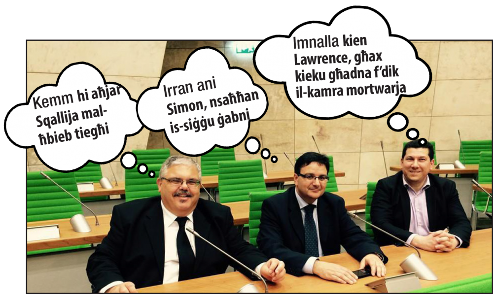 L-MP George Pullicino, Tonio Fenech u Clyde Puli