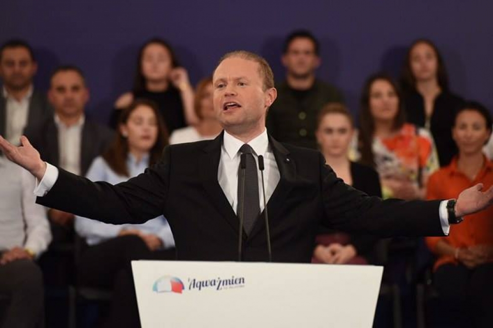 Il-PM u Mexxej Laburista Joseph Muscat fl-Imsida  |  Ritratt James Bianchi