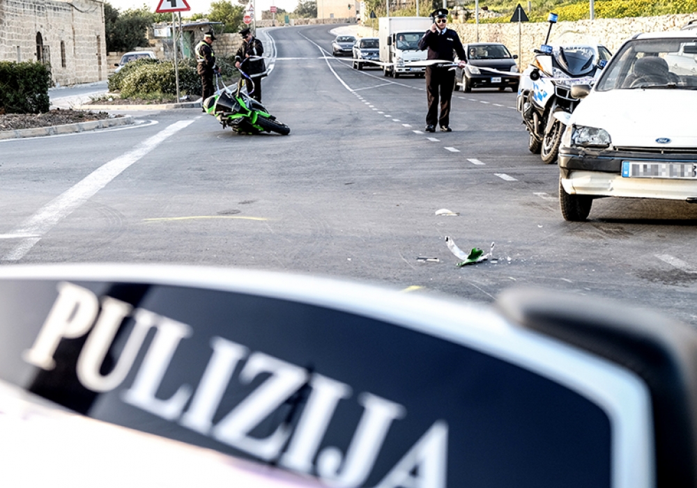 Il-mutur u l-karozza involuti fl-inċident