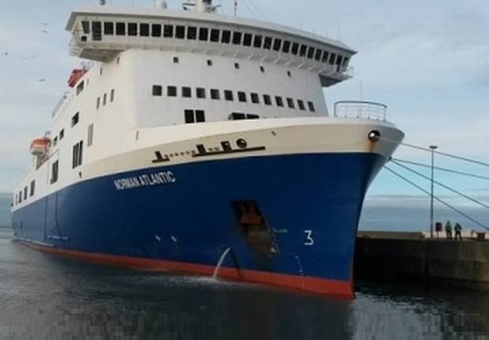 Il-vapur Norman Atlantic li bħalissa qed ikun evakwat
