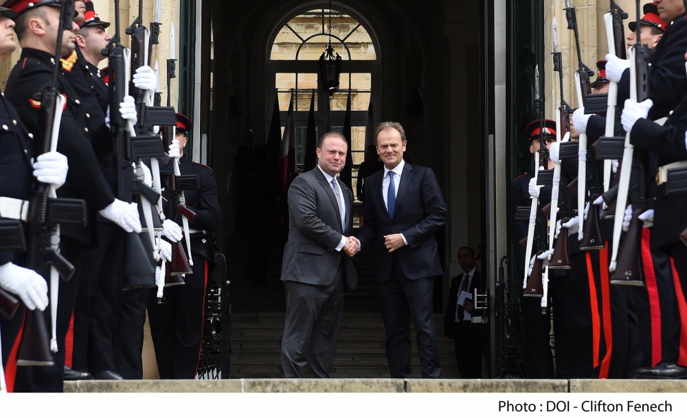 Donald Tusk wasal Malta aktar kmieni dalgħodu