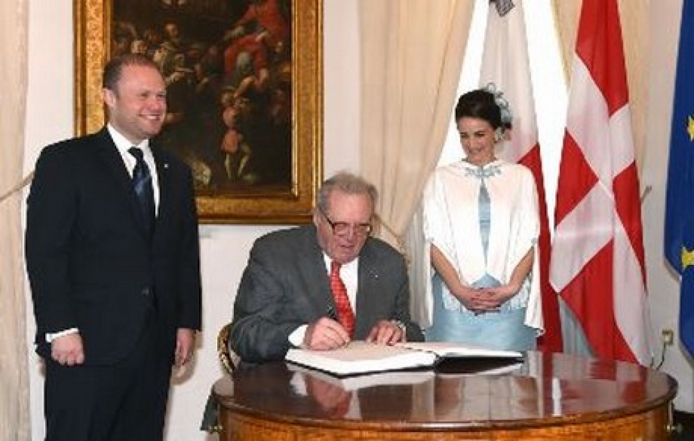 Il-Kavallier Gran Mastru fil-laqgħa tiegħu mal-PM