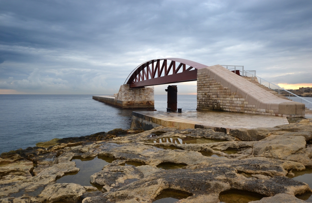 Il-pont il-ġdid illi nbena fil-Belt Valletta