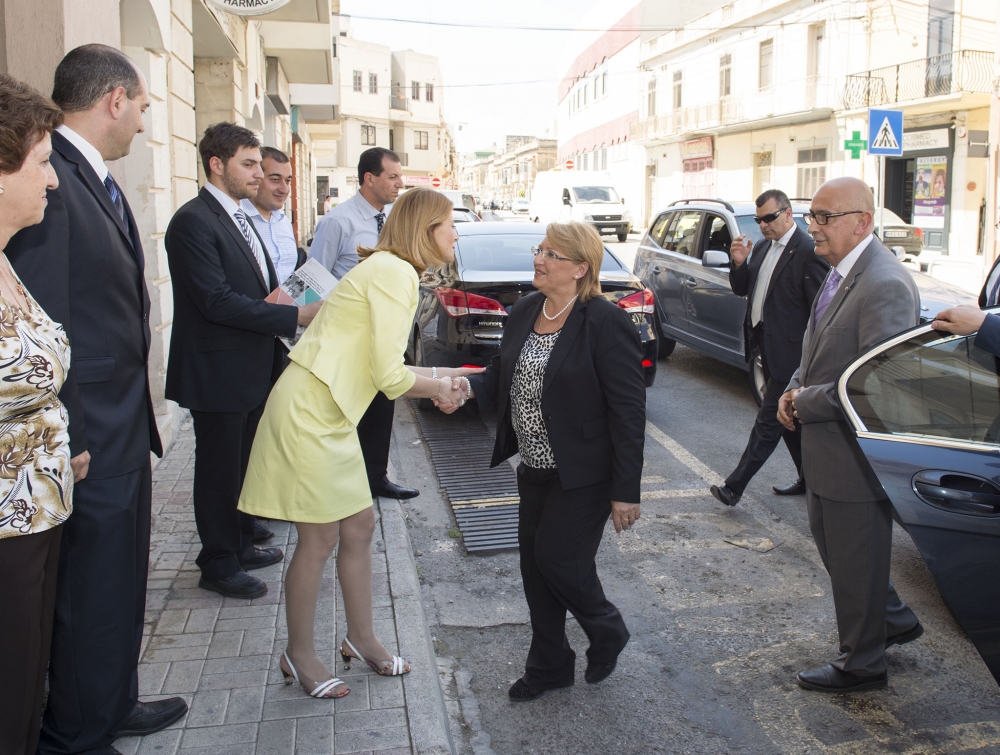 Il-President iżżur iċ-Ċentru ta’ Matul il-Jum għall-anzjani tal-Ħamrun