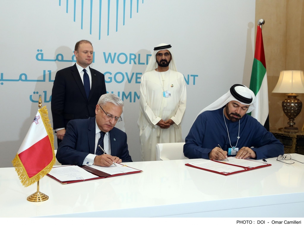L-iffirmar tal-Memorandum of Understanding fl-Emirati Għarab Magħquda