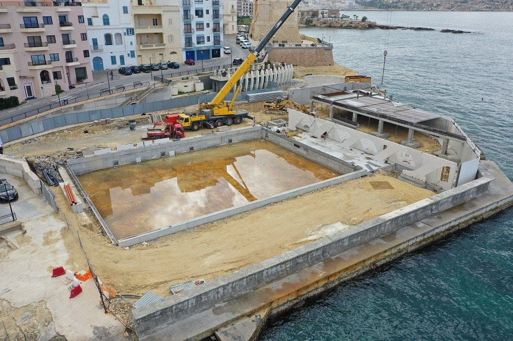 Il-proġett tal-pixxina tas-Sirens f'San Pawl il-Baħar