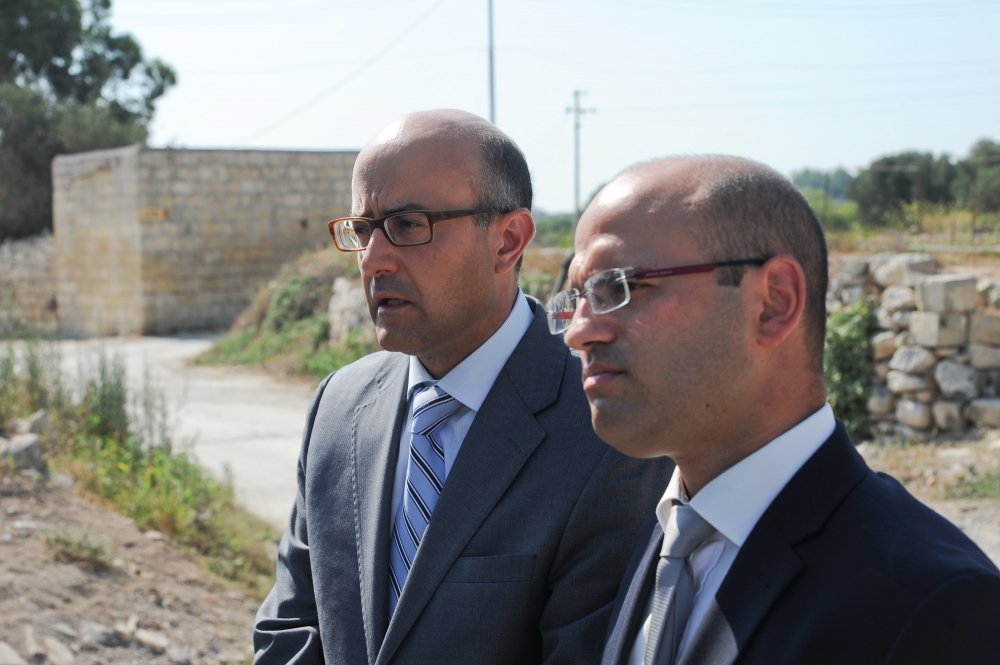 L-MP Nazzjonalisti Ryan Callus u Jason Azzopardi