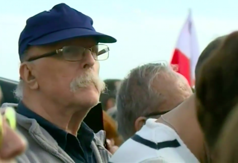 Giovanni Bonello fil-protesta ta' nhar il-Ħadd li għadda | ritratt: glennbedingfield.com