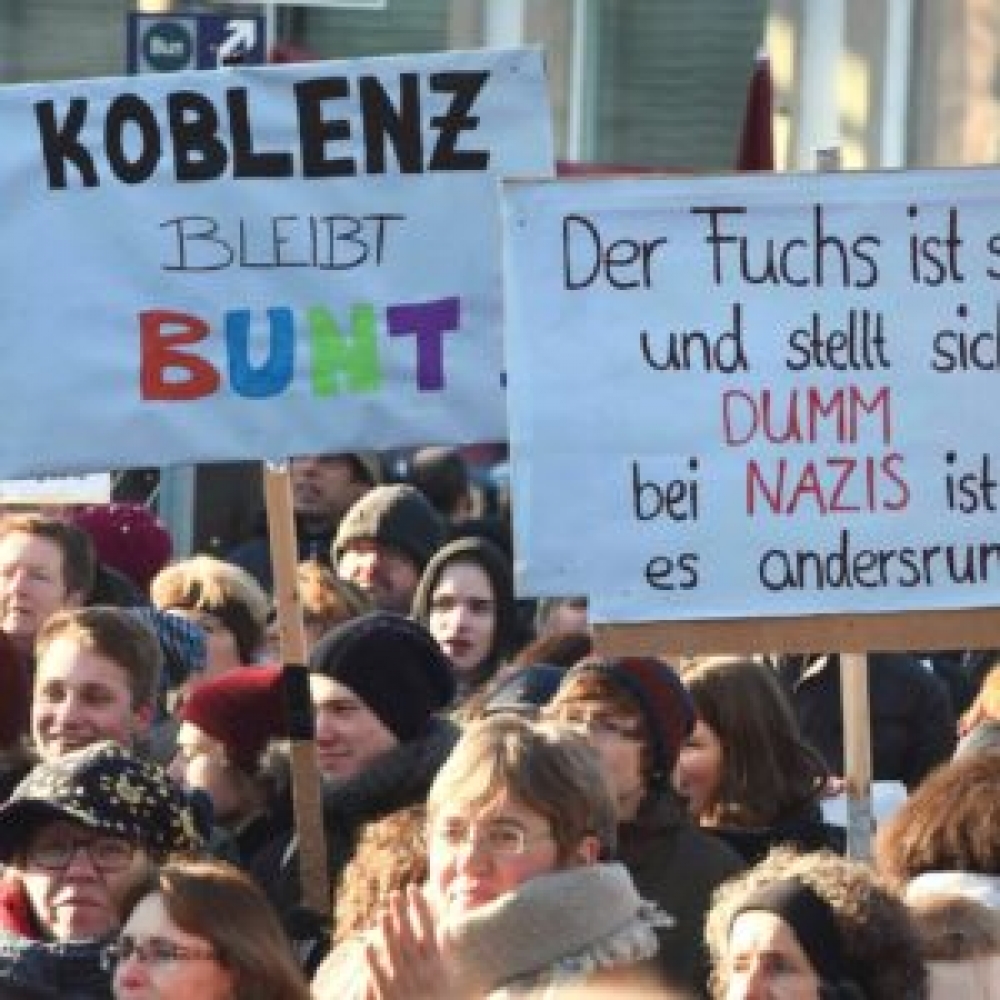 Aktar minn 3,000 dimostrant inġabru f’Koblenz, fiċ-ċentru tal-Ġermanja