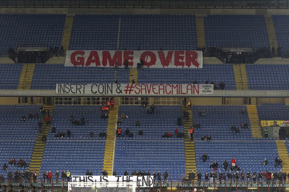 Dehra tal-istadium ta’ San Siro ftit tal-ġimgħat ilu - simbolu tal-kriżi tal-attendenzi fid-diversi stadia fl-Italja