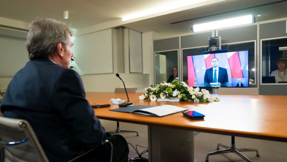 Sassoli f'laqgħa mal-PM Robert Abela