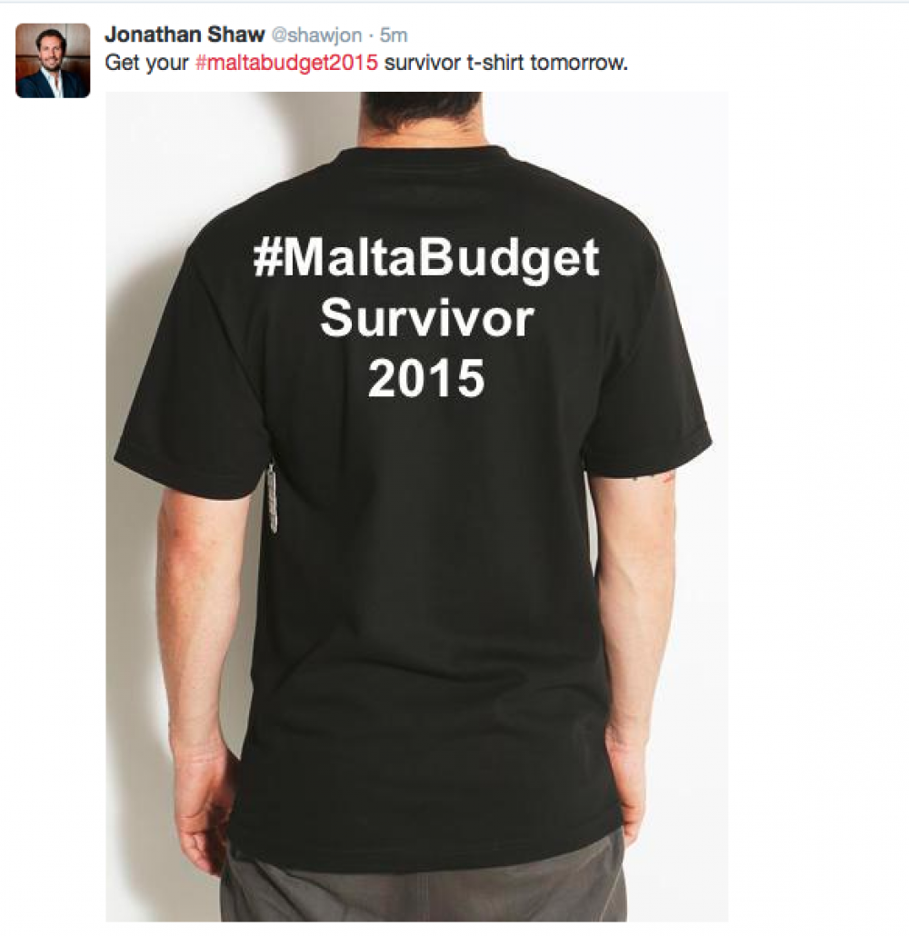 It-tweet ta' Jonathan Shaw 