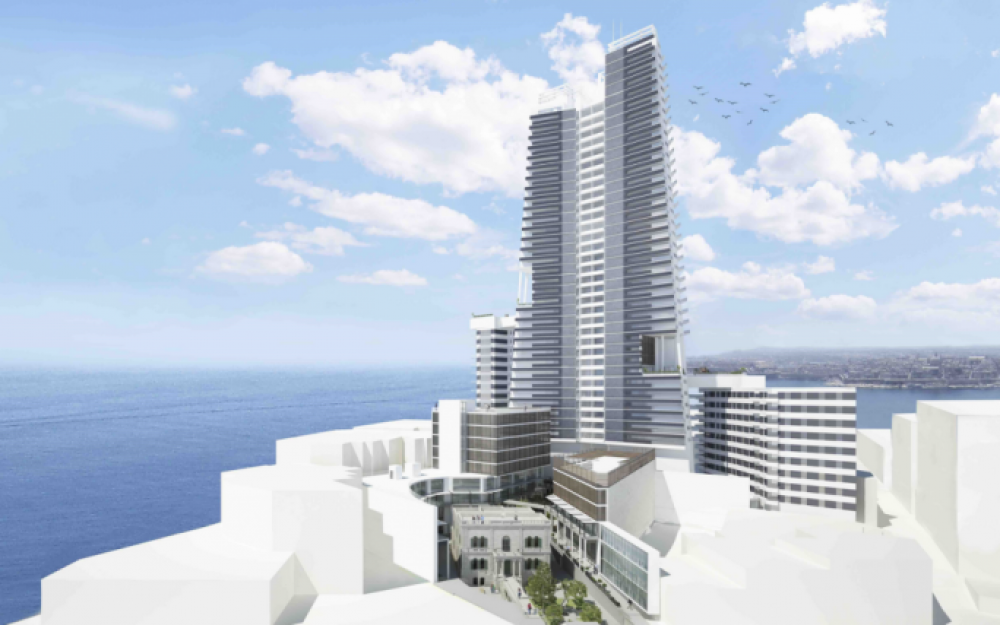 Id-dehra artistika tal-proġett f'Tas-Sliema ta' 38 sular