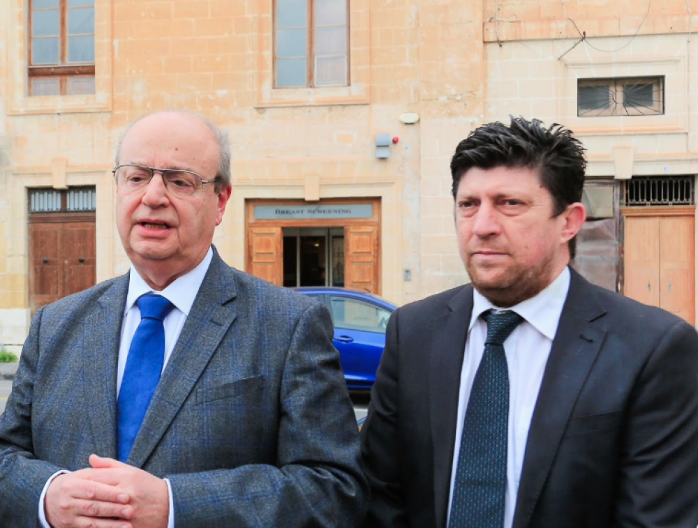 L-MEP Francis Zammit Dimech u d-Deputat Nazzjonalista Stephen Spiteri