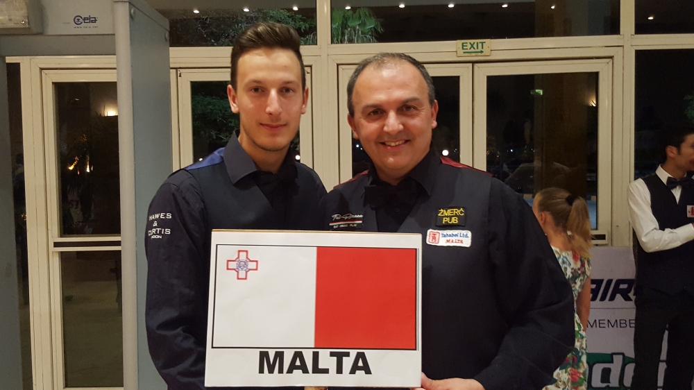 Żewġ rebħiet għat-tim Malti fil-Kampjonati Mondjali tas-Snooker tat-Timijiet organizzati mill-International Billiards & Snooker Federation