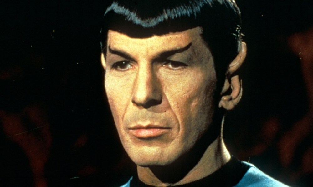 L-attur Leonard Nimoy fil-parti ta' Spock