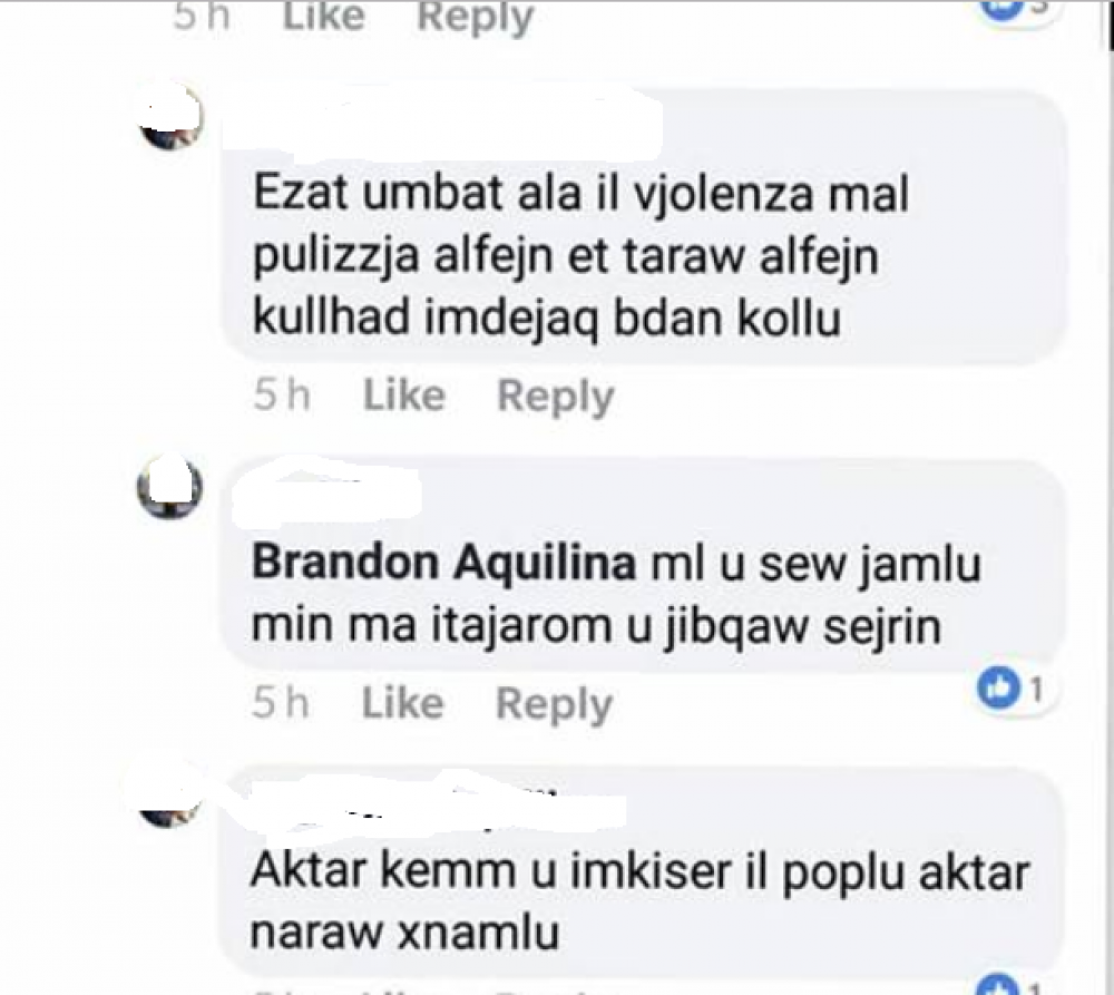 It-thedid u l-inċitar ta' vjolenza...